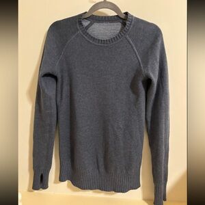 Lululemon blue sweater. Part wool.